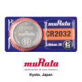 1 Cell muRata Heavy Duty 3V CR2032 Lithium Battery Expiry 2031 Watch Remote Toys 2032 Battery Coin Button DIY Projects muRata CR 2032 Lithium Button Coin Cell Battery 3V, CR2032, Coin Type Cell, 3V Lithium Battery Cell, CR 2032, CR2032, CR 2032, CR 2032. 
