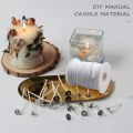 1 Roll Candle Cotton Wicks +100pcs Metal Candle Wick Sustainer Tabs For Handmade Candle DIY Craft Making Kit Set Accessories. 