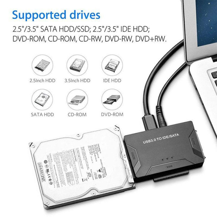 SATA/IDE%20to%20USB%203.0%20Adapter%20Hard%20Drive%20Adapter%20Cable%20Converter%20for%202.5/3.5%20Inch%20SATA%20and%20IDE%20HDD%20Support%206TB%20For%20PC%20Macbook%20-%20Image%204