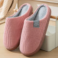 Women's Thick-Soled Soft-Soled Household Slippers Household Plush Slippers Non-Slip Warm Slippers Indoor Winter. 