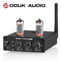 Douk Audio HiFi Bluetooth 5.0 Valve Tube Preamp Stereo Receiver USB Player Home Desktop Pre-amplifier w/Treble Bass Control. 