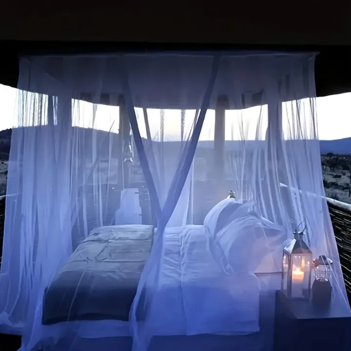 Camping%20Net%20White%20Mesh%20Portable%20Square%20Foldable%20Mosquito%20Control%20Mosquito%20Net%20Lightweight%20Outdoor%20Camping%20Tent%20Sleeping%20Summer%20-%20Image%205