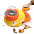 2-in-1 Interactive Dog Toy Pet Automatic Food Treat Dispenser Cartoon Duck Design Slow Food Pet Snack Feeder for Dog Training. 