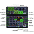Sound card mixer mobile computer live broadcast network K song recording arranging suit belt USB reverberation 5V.