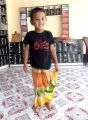 Smart baby ready lungi with elastic and Pocket system..
