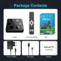 Velec Android 16 TV Box4+32GB 8K Ultra HD Decoding Voice Remote Media Player for Home Entertainment Supports Netflix YouTube.