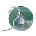 FISH KING12Pcs High Carbon Steel Fishing Hooks With Ring 6-13# Automatic Flip SHarp Barbed Fishhook for Carp Fishing Accessories. 