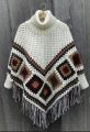 handmade Crochet poncho/cap shawls. 
