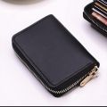 Business Card Holder Wallet Women/men Gray Bank/ID/Credit Card Holder. 