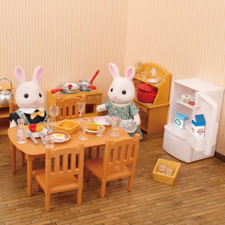 Forest%20Animal%20Family%20Dollhouse%20Furniture%201/12%20Miniature%20Toys%20Girl%20Dolls%20Accessories%20Bedroom%20Bathroom%20Dollhouse%20Kit%20For%20Dolls%20-%20Image%203