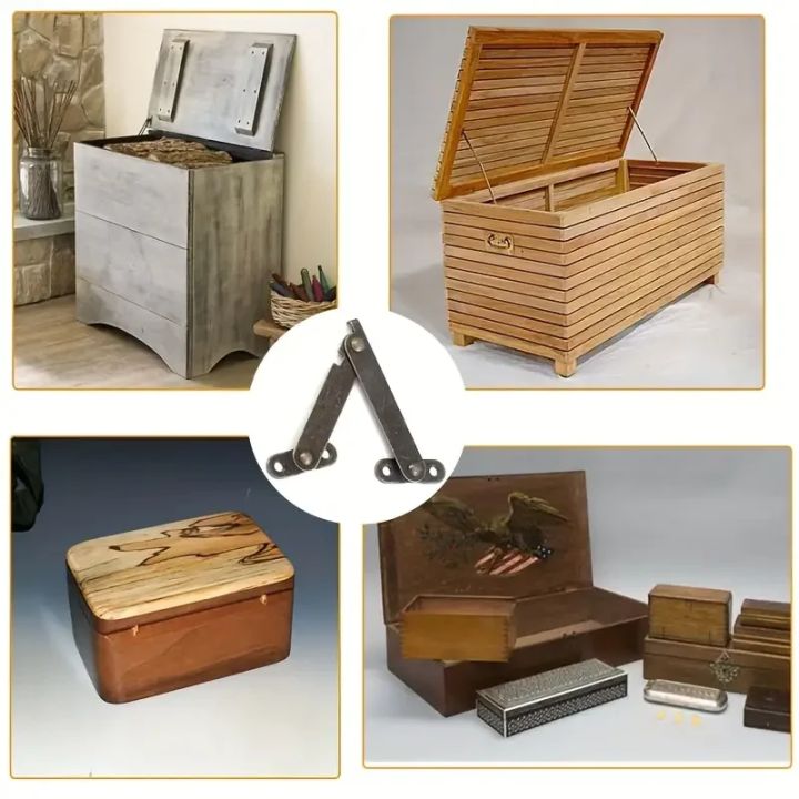 6Pcs%20Rustic%20Bronze%20Folding%20Lid%20Supports%20-%20Durable%20Hinges%20with%20Adjustable%20Stay%20Function%20-%20Cabinets%20-%20Image%203