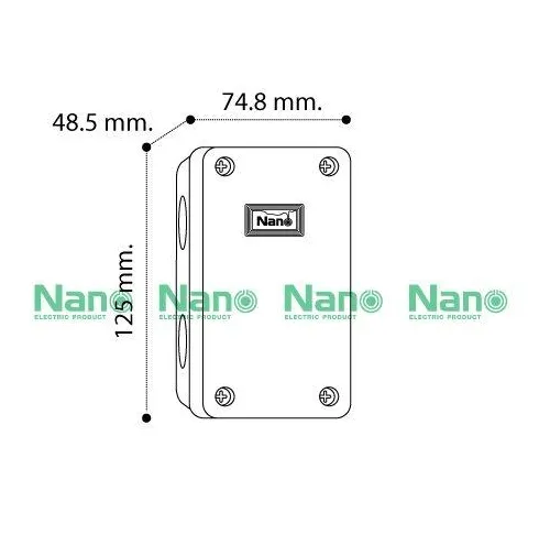 Nano%20waterproof%20block,%20junction%20box,%202x4%20white%20box,%204%20boxes,%2075x125x49mm%20Waterproof%20junction%20box%20-%20Image%202