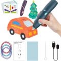 3D Pen Kids Drawing 3Doodler Pen For Realistic Printing, Educational Pen For Home Art Activity Set, STEM Toy for Boys & Girls Ages 6+. 