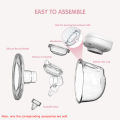 YOUHA Electric Breast Pump Replacement Accessory 2 Pcs Connector Soft Food-Grade Silicone for THE INS Wearable Breast Pump.