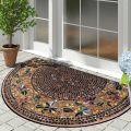 VIKAMA Summer American-style Retro Anti-slip Entrance Door Mat, Wear-resistant Entrance Hall Absorbent Carpet, Home Decoration. 