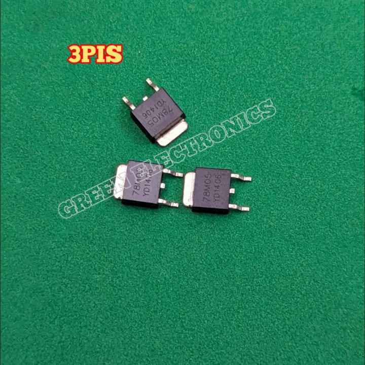 3Pis%207805%20Regulator%20Ic%20Smd%20Type%20Voltage%20Regulator%20ic%20Model%2078M05%20-%20Image%203