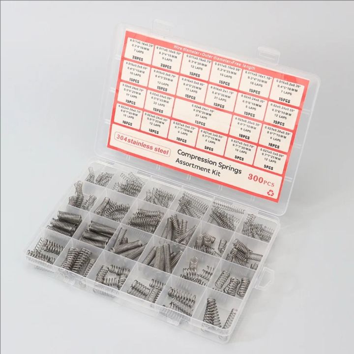 Compression%20Spring%20Kit%20300PCS%2024%20Sizes%20Stainless%20Steel%20for%20Electronics%20Mechanical%20Repair%20DIY%20Tools%20Hardware%20Tension%20Spring%20-%20Image%202