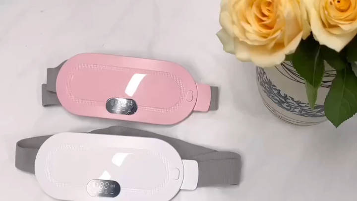 Premium Period Belt | Menstrual Cramp Relief Heating Belt for Women | Electric Warming Pad with Vibration Massage | 3 Temperature Levels | USB Rechargeable | Portable Pain Relief Waist & Abdominal Heating Pad