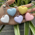 5-Color Heart Keychain Palette Empty Makeup Compact DIY Refill Case Portable Cosmetic Storage Small Blush Container〔YY26〕. 