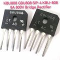 KBU808 SIP-4 GBU-808 8A 800V Bridge Rectifier. 