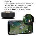 Mobile Triggers,Mobile Game Controller for PUBG Mobile,Fortnite Mobile Phone Gaming Triggers Sensitive Shoot and Aim Buttons Shooter Handgrip Compatible with Tablets & Phone. 
