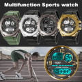 YIKAZE Men Watch Military Sports Watches Multifunction Alarm Chrono Clock 3Bar Waterproof Men's Digital Electronic Wristwatch. 