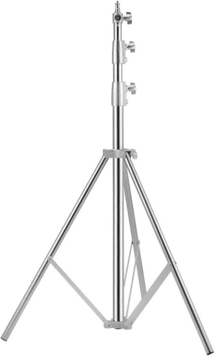 Alumium tripod light stand stainless steel light stand silver