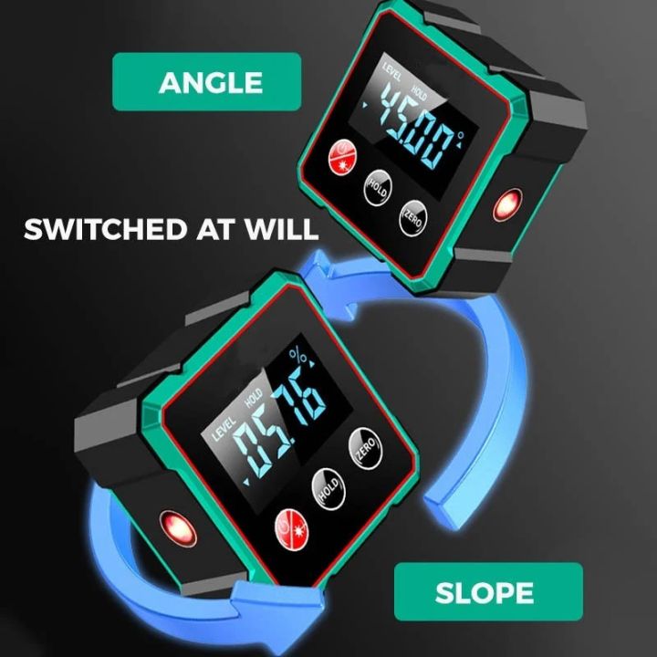 Magnetic%20Digital%20Angle%20Finder%20with%20Electronic%20Laser%20Gauge%20Protractor%20Inclinometer%20Level%20Magnets%20Level%20Ruler%20Angle%20Slope%200-90%C2%B0%20-%20Image%205