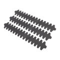 3PCS Padel Racket Protector PU 15.7 Inch Padel Racket Frame Guard Protective Sticker for Sports Accessories. 