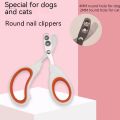 Pet Stainless Steel Scissor Nail Clipper Prevent bleeding and accidental injury with circular hole. 