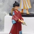 18CM One Piece Anime Figure Monkey D Luffy Zoro Chopper Nami Action Figurines PVC Collection Model Dolls Birthday  For Kids. 