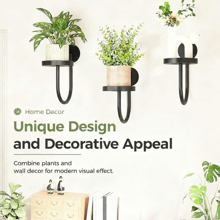 Sturdy%20Iron%20Wall%20Mounted%20Plant%20Holder%20Space%20Saving%20Wall%20Art%20Metal%20Flower%20Shelf%20Black%20Bonsai%20Hanging%20Hanging%20Plant%20Stand%20-%20Image%205