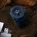 TOMI T-217 Sports Watch For Men Dual Time Water Resistant Digital Analog Display. 