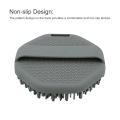 1PC Polygonal Silicone Bath Brush Deep Exfoliation and Rubbing Massage Brush Silicone Body Scrubber Bathroom Bathing Tool.