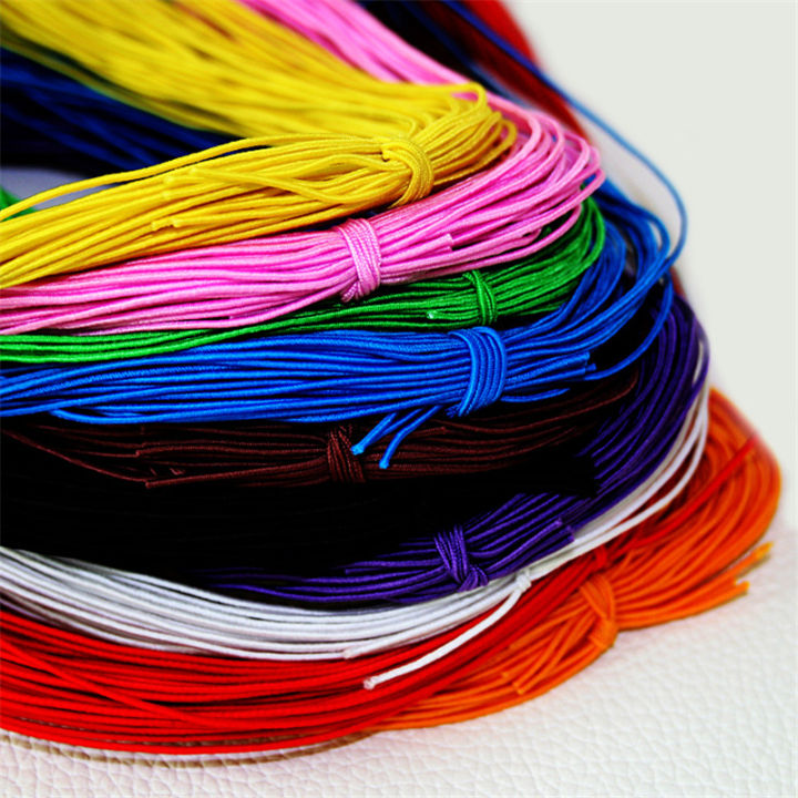 25m 1MM String Cords Beading Elastic Band Stretch Beads String Strap Rope Line For DIY Bracelet Jewelry Making Threads