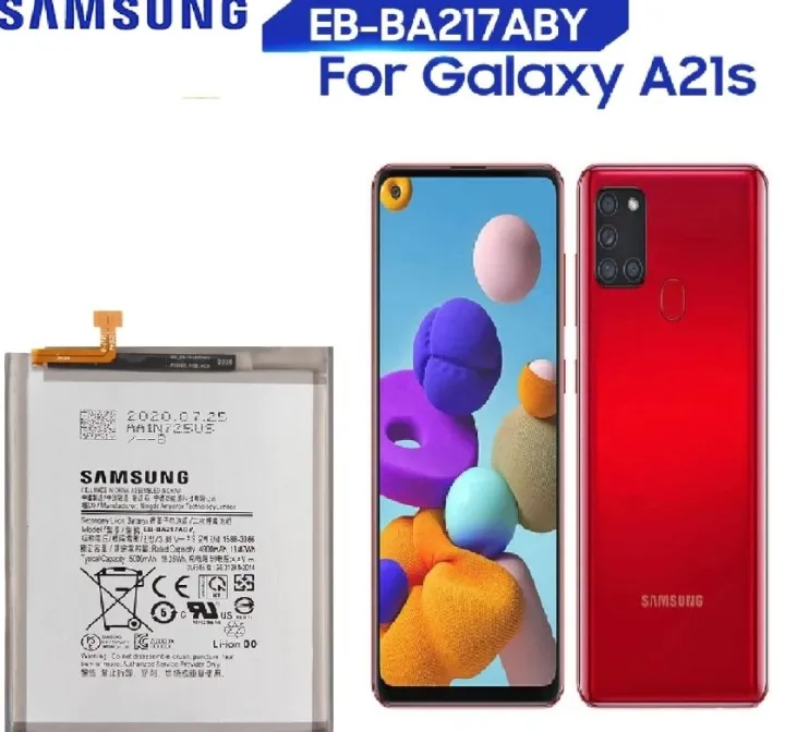 Samsung%20Galaxy%20A21s%20Battery%20Replacement%20Samsung%20Battery%20For%20Samsung%20Galaxy%20A21s%20EB-BA217ABY%20Genuine%20Phone%20Battery%205000mAh%20-%20Image%202