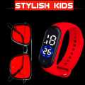 Kids Waterproof Digital LED Sport Watch and Glasses. 
