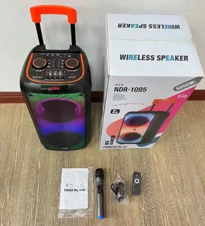 NDR%201095/Karaoke%20Speaker/Party%20Box/Bluetooth/Wireless%20Mic%20-%20Image%203