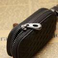 Anti Scratch Key Fob Cover Case Leather Smart Keychain Holder Car Key Case Black Color. 