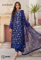 original Pakistani bamber shifon  embroidery border dupatta unstitched loan three piece. 