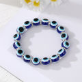 New Blue Eye Resin Bracelet Temperament Casual Hip Hop Series Personality Fatima Palm Devil Eyeball Bracelets Party Date Jewelry. 