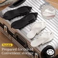 Portable Foldable Flip Flops Women Men Travel Business Trip Beach Shoes EVA Soft Cushioning Non-Slip Outdoor Slippers.