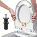 2/4pcs Expansion Screw Toilet Seat Top Fix Seat Hinge Hole Fixings Well Nut Screw Back To Wall Toilet Cover Accessories.