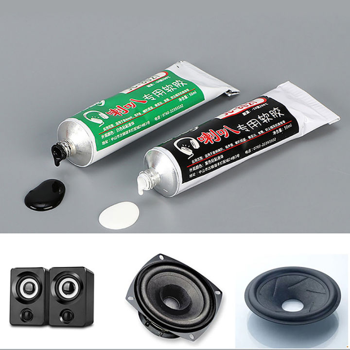 1pc Loud Speaker Repair Glue Foam Side Dust Cap Rubber Edge Cone Basin Strong Adhesive 50ml Super Electronic Repair Glue