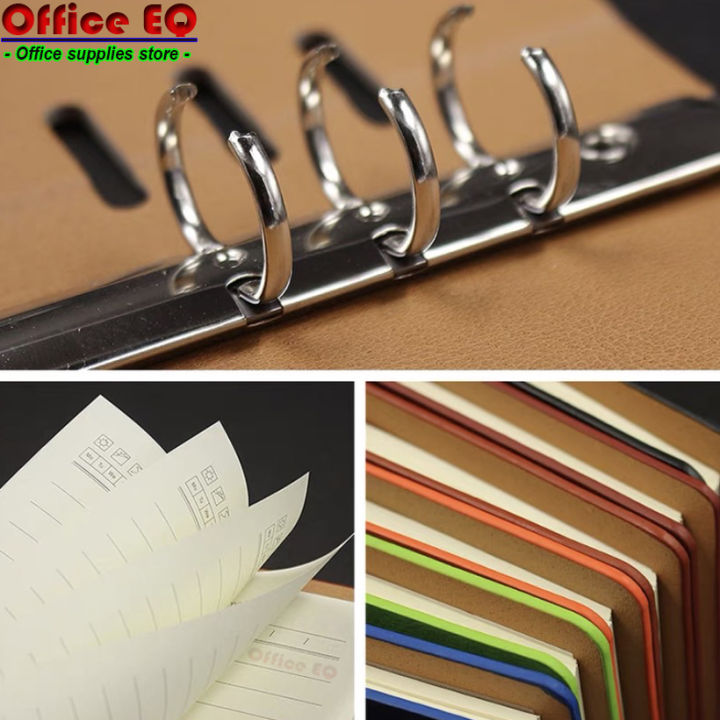 Notebook%20Journal%20file%20folder%20binder%20loop%20snake%20bone%20skin%20book%20detachable%20face%20thick%20leather%20book%20A5%20ready%20to%20ship%20-%20Image%205