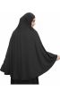 Round Hijab for Women - Black Hijab Round Soft and Comfortable. 