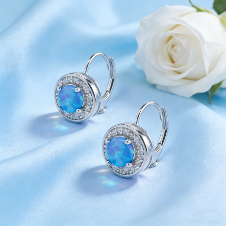 Hypoallergenic%20&%20Stylish%20Elegant%20White%20Zirconia%20Blue%20Opal%20Drop%20Dangle%20Earrings,Perfect%20Birthday%20Evening%20Jewelry%20%20for%20Her%20-%20Image%202