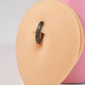 1PC 316l Surgical Steel  Navel Piercing Simple Belly Button Ring For Women Girl Reverse Curved Glossy Snap Belly Piercing. 