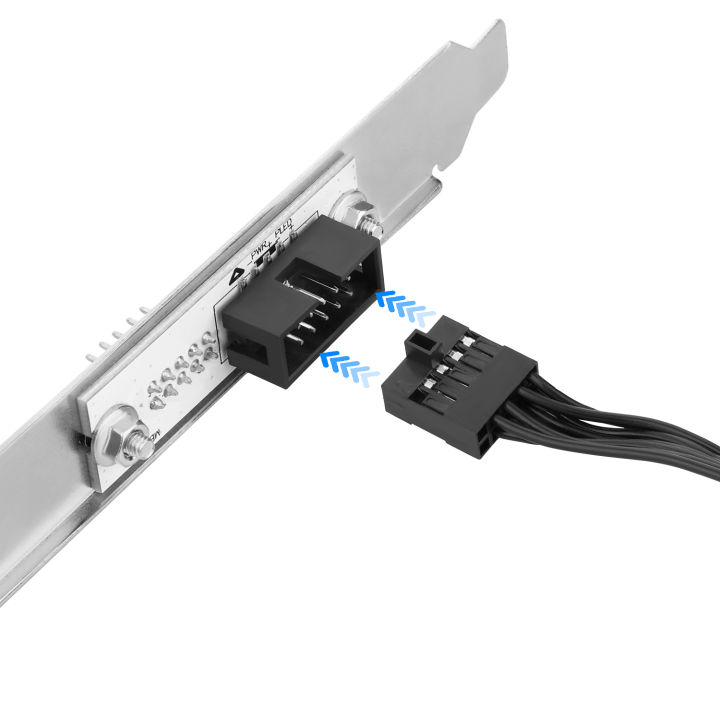 RGEEK%20Motherboard%20External%20Power%20Switch%20HDD%20LED%20Restart%20Button%20Extension%20Power%20Cable%20for%20PC%20Case%20Chassis%20PCI%20Baffle%20-%20Image%203