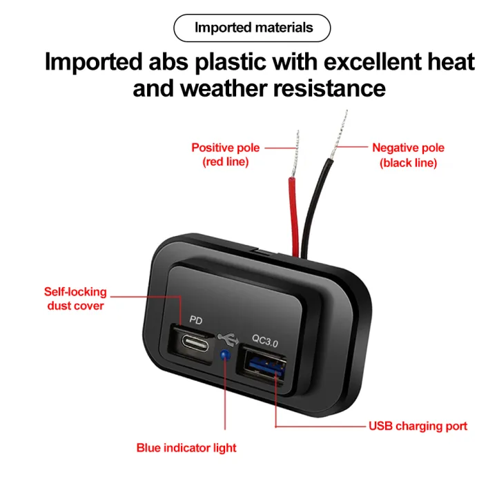 QC3.0%20PD%20Car%20Charger%20Socket%20Quick%20Charge%20Dual%20USB%20Charger%20Outlet%20Panel%20Power%20Adapter%20for%20Truck%20Camper%20Caravan%20Accessories%2012/24V%20-%20Image%204